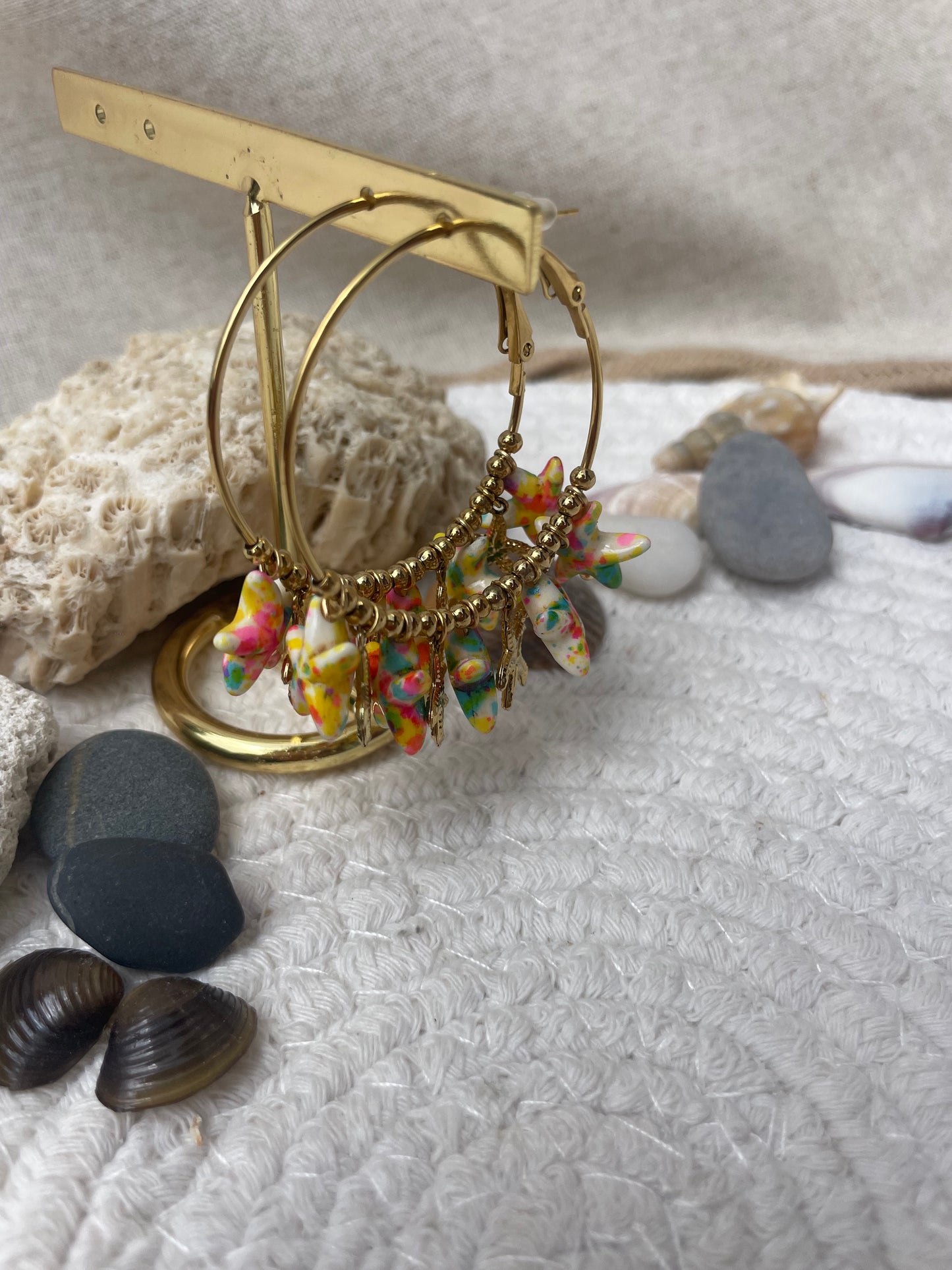 Boucle D'Oreille Océan chromatique