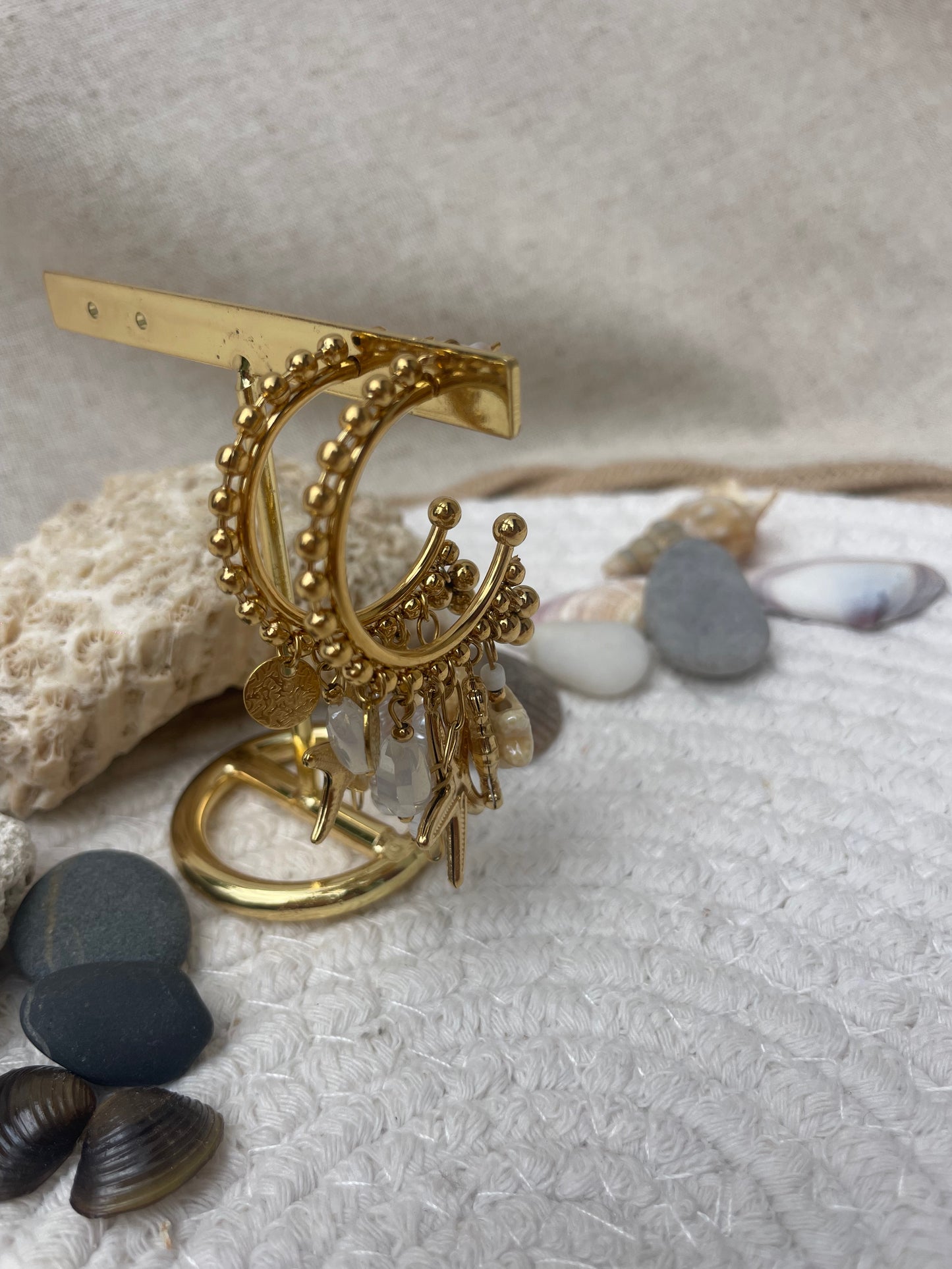 Boucle d'Oreille Marine