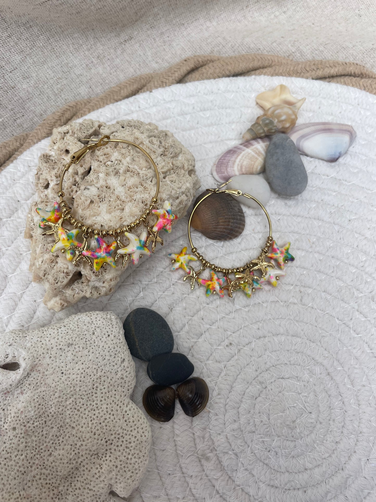 Boucle D'Oreille Océan chromatique