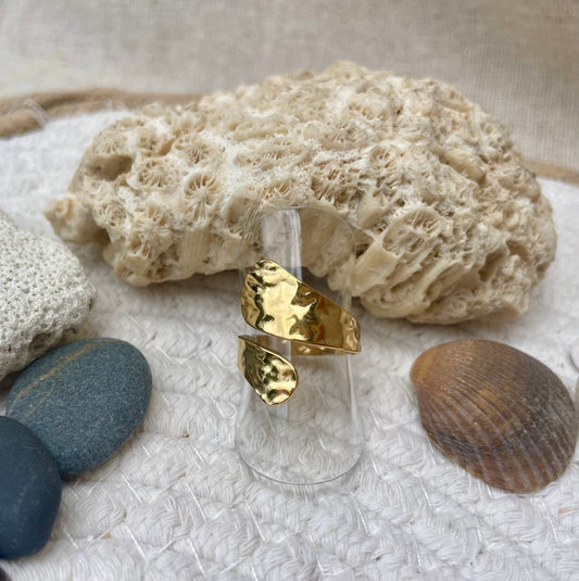 Bague martelée